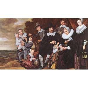  Hand Made Oil Reproduction   Frans Hals   24 x 14 inches 