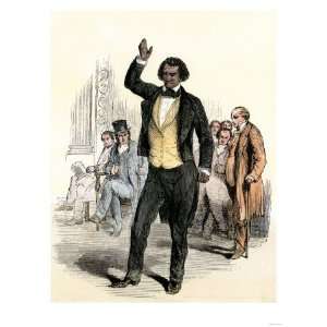 Frederick Douglass Speaking in England on His Experiences as a Slave 