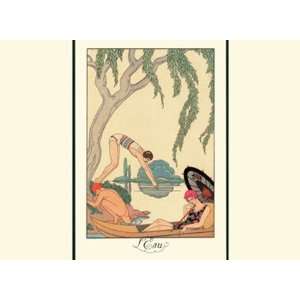  LEau by Georges Barbier 13x10