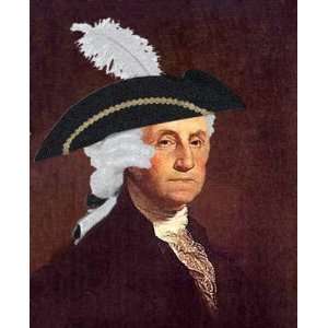  George Washington Costume Accessory   Colonial Hat w/ Wig 