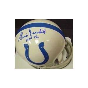 Gino Marchetti autographed Football Mini Helmet (Indianapolis Colts)