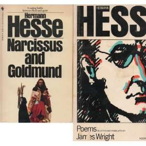 HERMANN HESSE, TWO Paperback Books (1) Narcissus and Goldmund (2 