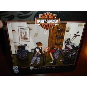   Harley Davidson 500 Piece Puzzle   Getting in Gear by Holly Ellsworth