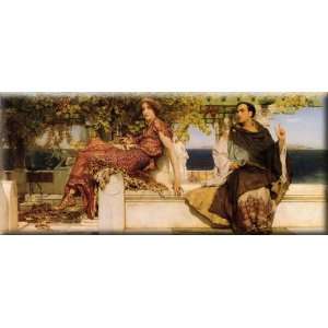   By Saint Jerome 16x7 Streched Canvas Art by Alma Tadema, Sir Lawrence