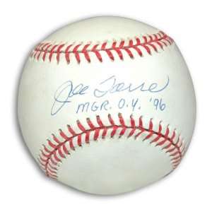 Joe Torre Baseball Inscribed MGR OY 96