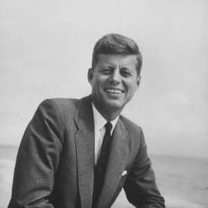  Senator John F. Kennedy Smiling During Campaign 