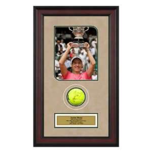  Justine Henin 2007 French Open Framed Autographed Tennis 