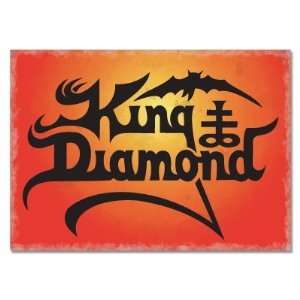 King Diamond Heavy Metal music sticker decal 5 x 4
