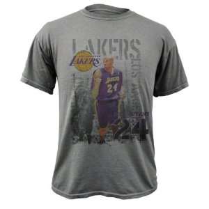 Kobe Bryant Los Angeles Lakers Titanium Caged Player Youth T Shirt