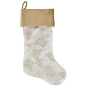  Cream Organza Christmas Stocking