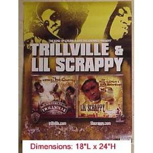  TRILLVILLE & LIL SCRAPPY 18x24 Poster 2 Sided 