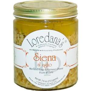 Loredanas Siena al aglio Marinated Asiago & Parmesan Cheese with Lots 