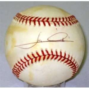 Mario Andretti Hand Signed Baseball Jsa Coa Autograph