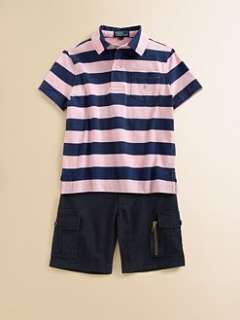   boy s striped polo shirt $ 29 50 toddler s little boy s beach cargo