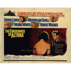   Poster Half Sheet 22x28 Sophia Loren Maximilian Schell Fredric March