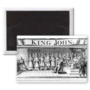  King John surrenders his crown to Pandulph   3x2 inch 