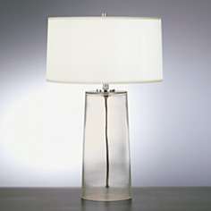 Accent Clear Glass Table Lamp by Robert Abbey
