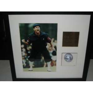 Payne Stewart Official Autographed Shadowbox