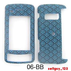 For LG enV Touch VX11000 Phone Case Easy Grip Waves on Blue  