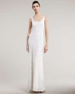 Scoop Neckline Gown  