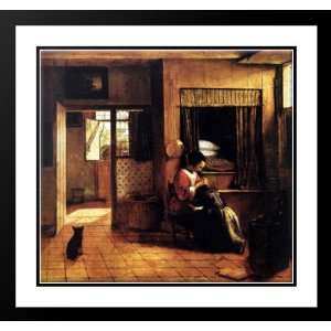  Hooch, Pieter de 21x20 Framed and Double Matted The Mother 