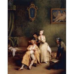 Hand Made Oil Reproduction   Pietro Longhi   24 x 30 inches   The 