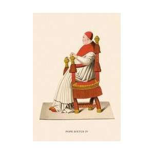  Pope Sixtus IV 24x36 Giclee