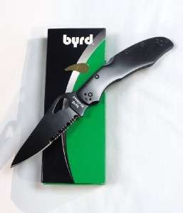 Spyderco Byrd BY03BKPS2 Cara Cara 2 SS BLK PS Knife New  