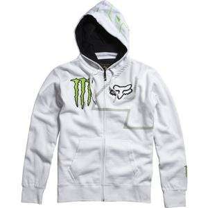   Racing Monster Ricky Carmichael Replica Zip Up Hoodie   Small/White