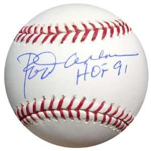 Rod Carew Autographed Baseball   HOF 91 PSA DNA
