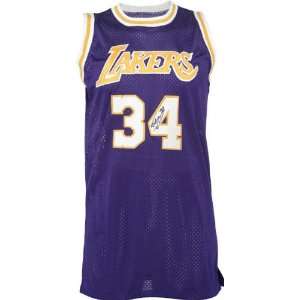 Shaquille ONeal Autographed Jersey  Details Purple, Custom