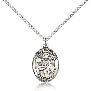  Sterling Silver St. Januarius Pendant Jewelry