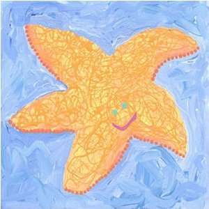    Orange Starfish by Stephanie Bauer 10.5x10.5 in Toys & Games