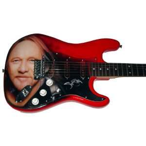  CSN&Y Autographed Signed Stephen Stills Airbrush Guitar 