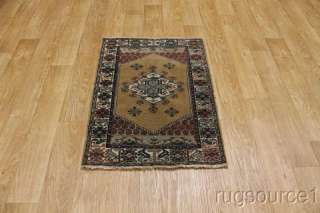   COLOR ANTIQUE 3X4 OUSHAK TURKISH ORIENTAL AREA RUG WOOL CARPET  