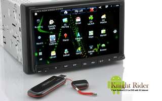   HD Android Car DVD Player GPS NAV W/ Map 3G WiFi Bluetooth ipod  
