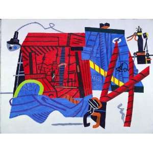  Hand Made Oil Reproduction   Stuart Davis   24 x 18 inches 