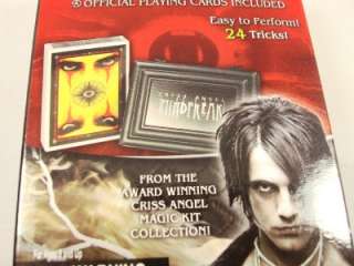 Criss Angel Mind Freak Magic Card Case official playing cards 24 