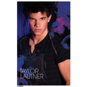 Taylor Lautner/Blue Poster