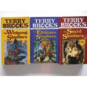 Terry Brooks 3 Book Set   Original Shannara Trilogy   The Sword of 
