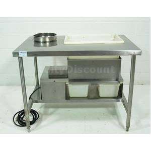   REECE RESTAURANT ELECTRIC FRY BATTER BREADING/ SIFTER TABLE  