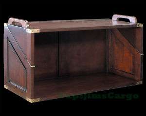   Antique Style Campaign Furniture Unit Desk 781934551294  