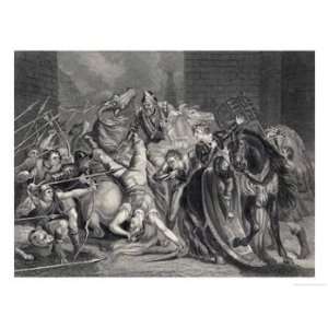  Wat Tyler is Killed by Sir William Walworth Art Giclee 