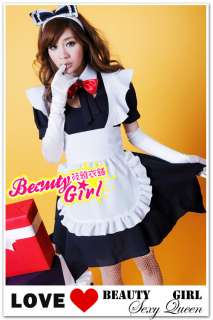 Costume Fancy Dress Party Japan Anime Maid Cosplay S/M  
