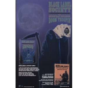  Black Label Society Zakk Wylde 2006 DVD Promo Poster