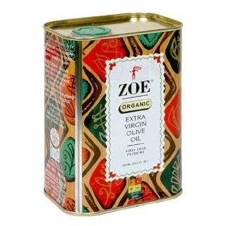 Zoe Organic Extra Virgin Olive Oil, 25.5 Ounce Tins (Pack of 2)