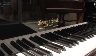 George Steck Grand Piano 6 FT Black Polish New  