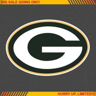 Green Bay Packers NFL Football Logo Car Bumper Window Wall Sticker 
