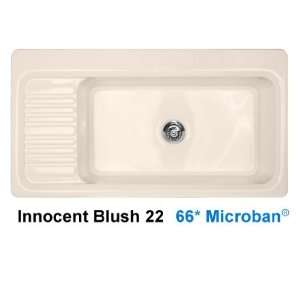   Self Rim Kitchen Sink with Drainboard on left and 4 Faucet Holes 594