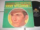 HANK WILLIAMS 1966 MOVIN ON LUKE DRIFTER COLLECTIBLE ALBUM  